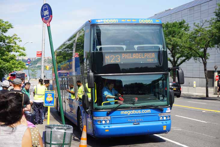 Megabus USA Van Hool Astromega DD861